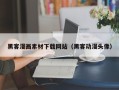 东阳黑客漫画素材下载网站（黑客动漫头像）